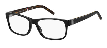 Premium Men Tommy Hilfiger Eyeglasses: TH 1818 - Black - SpecSMART Eye Clinic (Diagonal View)